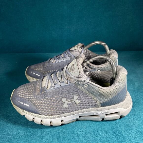 Size 8.5 - Women’s Under Armour HOVR gray shoes - Picture 1 of 9